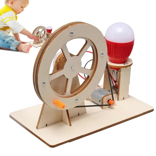 ycezw Spielzeug für Stromerzeuger mit Kurbel, Spielzeug für Stromerzeuger mit Kurbel, Wissenschaftsset für Generatoren - Generatoren Wissenschaftliches Kit für die Bildung, Spielzeug von ycezw