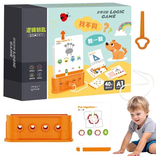ycezw Spielzeugschlüssel für Kinder von 3 bis 6 Jahren, Spielzeugschlüssel für Kinder von 3 bis 6 Jahren, Spielzeug mit logischen Schlüsseln für Kinder, lustig und pädagogisch ycezw Spielzeugschlüssel für Kinder von 3 bis 6 Jahren, Spielzeugschlüssel für Kinder von 3 bis 6 Jahren, Spielzeug mit logischen Schlüsseln für Kinder, lustig und pädagogisch von ycezw