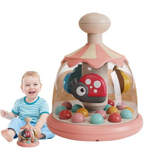 ycezw Spin Spielzeug für Babys, Spielzeug zum Schieben und Drücken, rotierendes Spielzeug zum Schieben und Basteln, buntes, interaktives Lernen und Entwicklung mit Spielzeug ycezw Spin Spielzeug für Babys, Spielzeug zum Schieben und Drücken, rotierendes Spielzeug zum Schieben und Basteln, buntes, interaktives Lernen und Entwicklung mit Spielzeug von ycezw