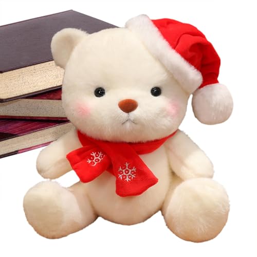 ycezw Teddybär, Teddybär | Plüschkissen Weihnachtsbär 11,81 Zoll | Heimdekoration, Plüschtier aus Cartoon, niedliches Plüschtier für die ycezw Teddybär, Teddybär | Plüschkissen Weihnachtsbär 11,81 Zoll | Heimdekoration, Plüschtier aus Cartoon, niedliches Plüschtier für die von ycezw