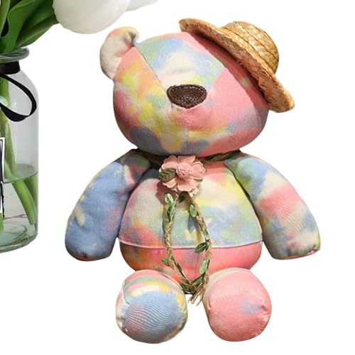 ycezw Teddybär, Tierspielzeug Bär – Plüschspielzeug | Plüschspielzeug für Tiere, Bärenkissen, weicher Begleiter zum Kuscheln von ycezw