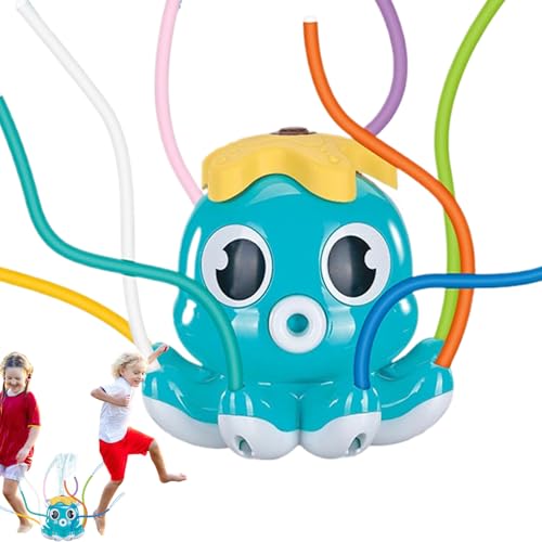 ycezw Wassersprinkler Für Kinder - Oktopus-förmiger Rasensprinkler mit 8 schwingenden Röhren - Gartenspielzeug Wassersprinkler Ab 3 Jahren Mädchen Rasen Park Garten Terrasse ycezw Wassersprinkler Für Kinder - Oktopus-förmiger Rasensprinkler mit 8 schwingenden Röhren - Gartenspielzeug Wassersprinkler Ab 3 Jahren Mädchen Rasen Park Garten Terrasse von ycezw