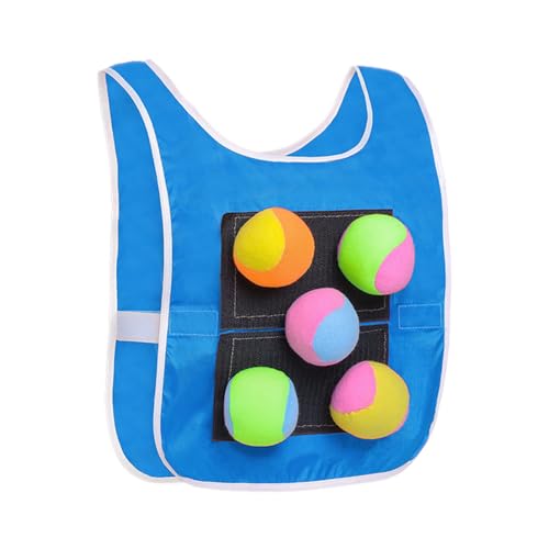 ycezw Wurfballspiel: Weste, Bälle, sportliche Aktivität, Bewegungsspielzeug, Family Outdoor Game für Kinderkoordination, Playground Fun Time, Group Play Challenge, ycezw Wurfballspiel: Weste, Bälle, sportliche Aktivität, Bewegungsspielzeug, Family Outdoor Game für Kinderkoordination, Playground Fun Time, Group Play Challenge, von ycezw