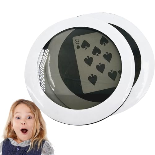 ycezw Zauberkarten-Tricks für die – Trick Mirror Poker, Vorhersage Playing Card Toys, Zauberer-Zubehör für Erwachsene und Erwachsene, lustig und leicht zu erlernen, Zauberset von von ycezw