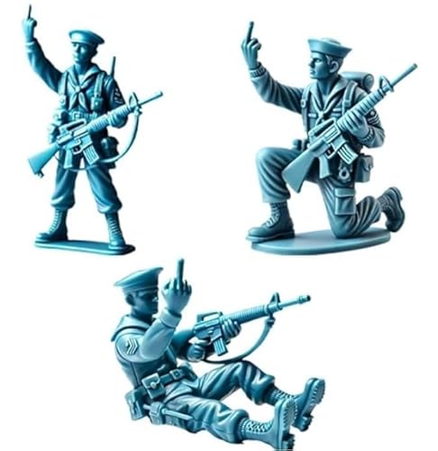 yiluohuan Lustige grüne Armeemänner, Armee Männer Actionfiguren, lustige Blaue Marine Mann, Gag Armee Männer Action Figuren Statue, Neuheit Mini Soldat Statue Dekorationen Militär Themenparty (BlauC) yiluohuan Lustige grüne Armeemänner, Armee Männer Actionfiguren, lustige Blaue Marine Mann, Gag Armee Männer Action Figuren Statue, Neuheit Mini Soldat Statue Dekorationen Militär Themenparty (BlauC) von yiluohuan