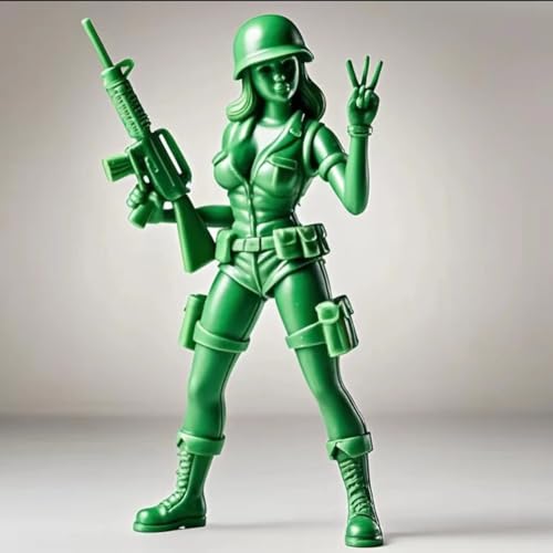 yiluohuan Lustiger grüner Militärmann, militärische Actionfiguren, weibliche Soldaten, Streich Militär Actionfigur Statuen, Neuheit Mini Soldat Statuen schmücken militärische Mottopartys (GrünD) yiluohuan Lustiger grüner Militärmann, militärische Actionfiguren, weibliche Soldaten, Streich Militär Actionfigur Statuen, Neuheit Mini Soldat Statuen schmücken militärische Mottopartys (GrünD) von yiluohuan