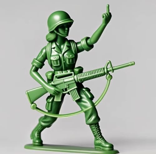 yiluohuan Lustiger grüner Militärmann, militärische Actionfiguren, weibliche Soldaten, Streich Militär Actionfigur Statuen, Neuheit Mini Soldat Statuen schmücken militärische Mottopartys (GrünB) yiluohuan Lustiger grüner Militärmann, militärische Actionfiguren, weibliche Soldaten, Streich Militär Actionfigur Statuen, Neuheit Mini Soldat Statuen schmücken militärische Mottopartys (GrünB) von yiluohuan