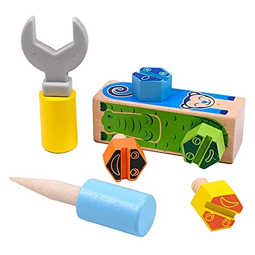 yoligan Schrauben Block Spielzeug Mutter DIY Demontage Multi-Funktion Reparatur Werkzeug Set Kind Simulation Spielzeug Geschenk von yoligan