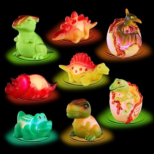 Dinosaurier Spielzeug Schwimmendes Badewanne Pool Spielzeug mit Automatischem Blinken Frühes Lernspielzeug Dinosaurierfigur Modell 8 STK Dinosaurier Duschspielzeug Geschenk für Kinder Dinosaurier Spielzeug Schwimmendes Badewanne Pool Spielzeug mit Automatischem Blinken Frühes Lernspielzeug Dinosaurierfigur Modell 8 STK Dinosaurier Duschspielzeug Geschenk für Kinder von yoliyogo