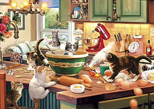 yoofun Puzzle 1000 Teile - Impossible Hard Challenge Puzzles für Erwachsene - Küchenkatzen yoofun Puzzle 1000 Teile - Impossible Hard Challenge Puzzles für Erwachsene - Küchenkatzen von yoofun