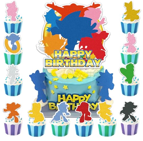 25 Stücke Tortendeko Kindergeburtstag, Kuchendeko Geburtstag, Torte Topper, Cupcake Topper, Deko Torte Kinder, Kuchendekorationsset,ss-b 25 Stücke Tortendeko Kindergeburtstag, Kuchendeko Geburtstag, Torte Topper, Cupcake Topper, Deko Torte Kinder, Kuchendekorationsset,ss-b von youngfocus