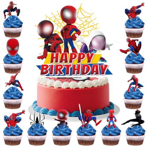 25 Stück Bunte Tortendeko für Kindergeburtstag – Cupcake Topper & Kuchen Deko Set – Happy Birthday Partyzubehör mit Motivdekoration(Theme) – Ideal für Kinderparty Kuchendekoration & Tortenverzierungen 25 Stück Bunte Tortendeko für Kindergeburtstag – Cupcake Topper & Kuchen Deko Set – Happy Birthday Partyzubehör mit Motivdekoration(Theme) – Ideal für Kinderparty Kuchendekoration & Tortenverzierungen von youngfocus