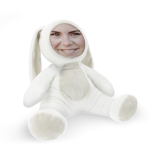 your surprise Personalisierte Kuscheltier mit Gesicht Foto - Kuscheltier mit Foto Bedrucken lustige Geschenke für männer und lustige Geschenke für Frauen (43 cm) von your surprise