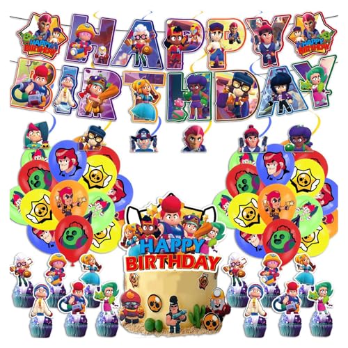 ysister 40 pcs Geburtstags Deko Partyzubehör Set,Geburtstags Banner Ballon Torten Dekoration,Cartoon Animation Party Dekoration,Cartoon Geburtstag Dekoration für Kinder und Geburtstagsfeiern ysister 40 pcs Geburtstags Deko Partyzubehör Set,Geburtstags Banner Ballon Torten Dekoration,Cartoon Animation Party Dekoration,Cartoon Geburtstag Dekoration für Kinder und Geburtstagsfeiern von ysister