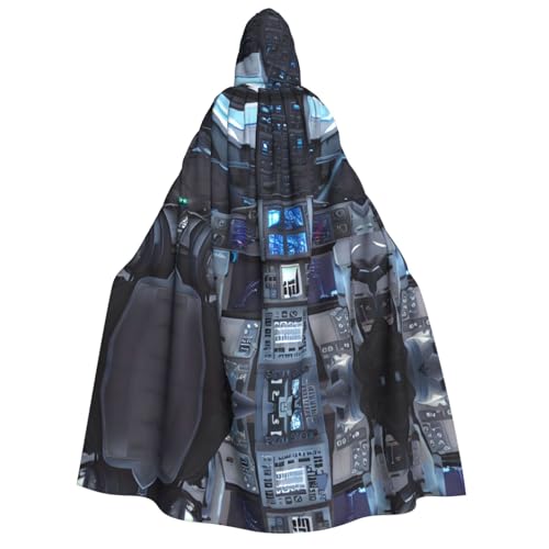 yuangjhop Cabin of the Future bedruckter Erwachsenen-Umhang mit Kapuze, geeignet für Halloween-Cosplay-Kostüme. von yuangjhop