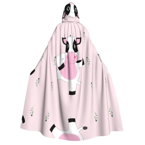 yuangjhop Cartoon-Wadendruck, Erwachsenen-Kapuzenumhang, geeignet für Halloween-Cosplay-Kostüme. von yuangjhop