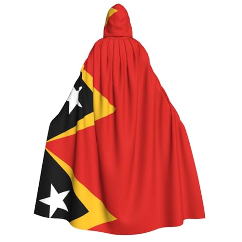 yuangjhop Demokratische Republik Timor-Leste Druck Erwachsenen-Kapuzenumhang mit Kapuze, geeignet für Halloween-Cosplay-Kostüme. von yuangjhop