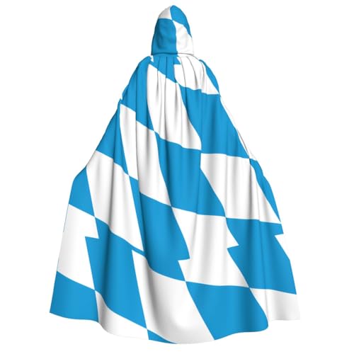 yuangjhop Kapuzenumhang mit Bayerischer Flagge, für Erwachsene, geeignet für Halloween, Cosplay-Kostüme. yuangjhop Kapuzenumhang mit Bayerischer Flagge, für Erwachsene, geeignet für Halloween, Cosplay-Kostüme. von yuangjhop