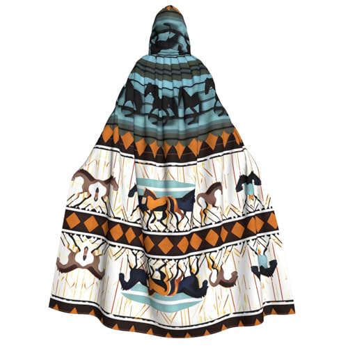 yuangjhop Kapuzenumhang mit Pferdestreifenmuster, für Erwachsene, geeignet für Halloween, Cosplay-Kostüme. yuangjhop Kapuzenumhang mit Pferdestreifenmuster, für Erwachsene, geeignet für Halloween, Cosplay-Kostüme. von yuangjhop