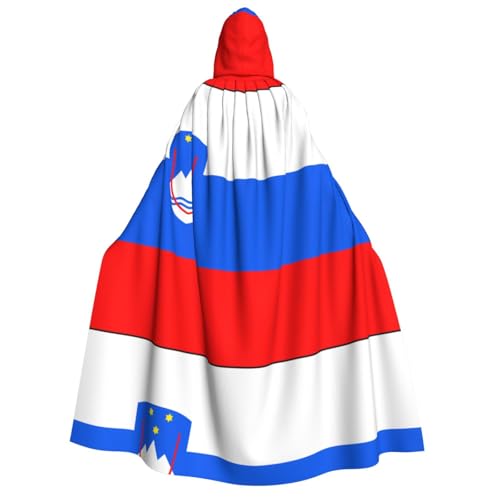 yuangjhop Kapuzenumhang mit Slowenien-Flagge für Erwachsene, geeignet für Halloween, Cosplay-Kostüme. yuangjhop Kapuzenumhang mit Slowenien-Flagge für Erwachsene, geeignet für Halloween, Cosplay-Kostüme. von yuangjhop