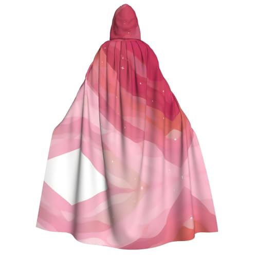 yuangjhop Rosafarbener Farbverlaufsdruck, Erwachsenen-Kapuzenumhang, geeignet für Halloween-Cosplay-Kostüme. yuangjhop Rosafarbener Farbverlaufsdruck, Erwachsenen-Kapuzenumhang, geeignet für Halloween-Cosplay-Kostüme. von yuangjhop