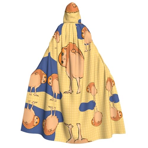 yuangjhop Umhang mit Kapuze für Erwachsene, schiefe Eulen, geeignet für Halloween, Cosplay-Kostüme. von yuangjhop
