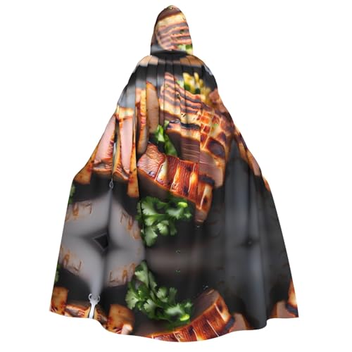 yuangjhop Umhang mit goldenem Bratendruck für Erwachsene, mit Kapuze, geeignet für Halloween, Cosplay-Kostüme. yuangjhop Umhang mit goldenem Bratendruck für Erwachsene, mit Kapuze, geeignet für Halloween, Cosplay-Kostüme. von yuangjhop