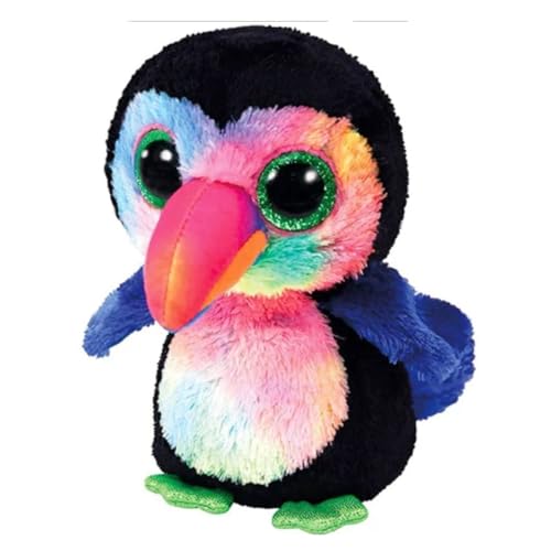 Beanie Baby Große Augen Buff Pixy Atlas Austin Einhorn Aschentier Plüschpuppe 24,9 cm (Schnäbel Vogel) von yuanpulalala