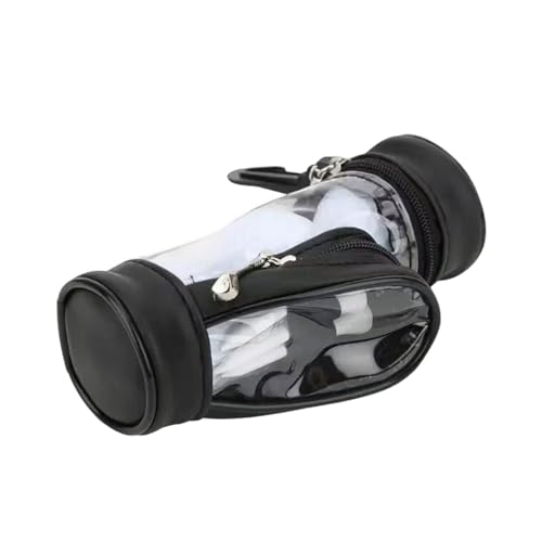 yuhlkopm Golf Zubehör Organizer, robuste und langlebige Performance PVC verschleißfeste Aufbewahrungstasche für Golf Zubehör, Golftasche, Schwarz von yuhlkopm