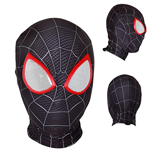 Spider Maske Schwarz für Kinder und Erwachsene, Kostüm Spielzeug Masken Set, Superhelden Spider Anzug, Masquerade Mask, Film Cosplay Requisiten Zubehör Spider Maske Schwarz für Kinder und Erwachsene, Kostüm Spielzeug Masken Set, Superhelden Spider Anzug, Masquerade Mask, Film Cosplay Requisiten Zubehör von yumcute