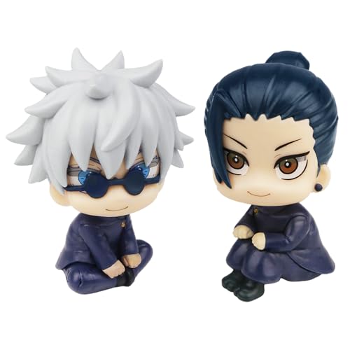 Anime Figuren,2 Stück 10CM Mini Anime Figur,Cartoon Puppe Anime Modell Statue,PVC Action Figure Spielzeug,Desktop Ornamente Decoration,Sammlerstücke Geschenke für Anime Fans Anime Figuren,2 Stück 10CM Mini Anime Figur,Cartoon Puppe Anime Modell Statue,PVC Action Figure Spielzeug,Desktop Ornamente Decoration,Sammlerstücke Geschenke für Anime Fans von yumcute