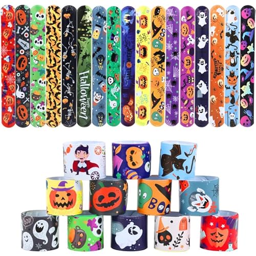 yumcute 48Pcs Halloween Schnapparmband Kinder Klatscharmband Kinder Schnapparmbänder Slap Armbänder Snap Bracelets Halloween Mitgebsel Kinder Halloween Give Away Kinder Mitgebsel Kindergeburtstag yumcute 48Pcs Halloween Schnapparmband Kinder Klatscharmband Kinder Schnapparmbänder Slap Armbänder Snap Bracelets Halloween Mitgebsel Kinder Halloween Give Away Kinder Mitgebsel Kindergeburtstag von yumcute