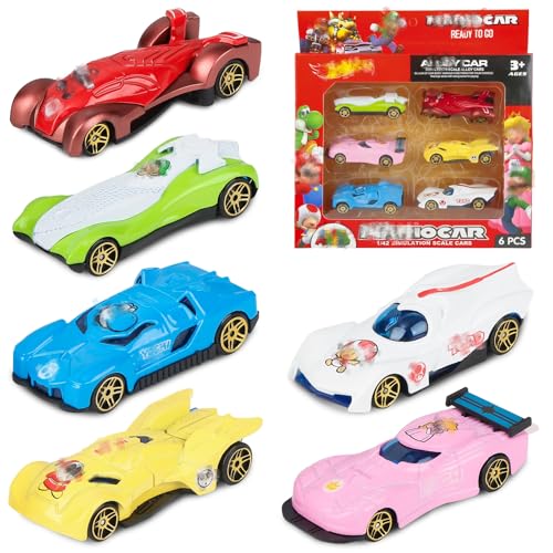 yumcute 6PCS Auto Spielzeug Set Cartoon Rennspielzeug für Kinder, Kinderspielzeug Geeignet Spielzeugautos Kreative Auto Spielzeug Spielzeugautos mit Filmcharakteren für Kinder über 3 Jahre yumcute 6PCS Auto Spielzeug Set Cartoon Rennspielzeug für Kinder, Kinderspielzeug Geeignet Spielzeugautos Kreative Auto Spielzeug Spielzeugautos mit Filmcharakteren für Kinder über 3 Jahre von yumcute