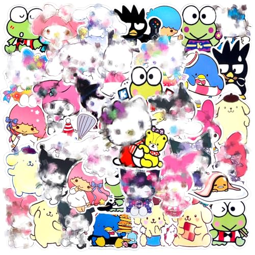 yumcute Cartoon Sticker, Aufkleber Wasserfest, Cute Sticker Mädchen, Sticker Set Kinder Kindergeburtstag für Skateboards, Bottle, Tablets, Schultaschen, Türen von yumcute