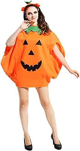 yumcute Halloween Kostüm Kürbis Kostüm Anzug süß unisex mit Lustige Kürbis Cosplay Party Kleidung Karneval lustig Party Cosplay Kleidung Geeignet für Kinder Erwachsene von yumcute