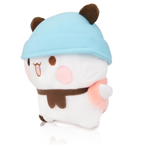 yumcute Dudu Kuscheltier, Dudu Plüsch, Pandabär Kuscheltier, Bezauberndes weiches Plüschtierkissen, Bubu Dudu Figur, Geburtstagsfeiergeschenke für Jungen und Mädchen von yumcute