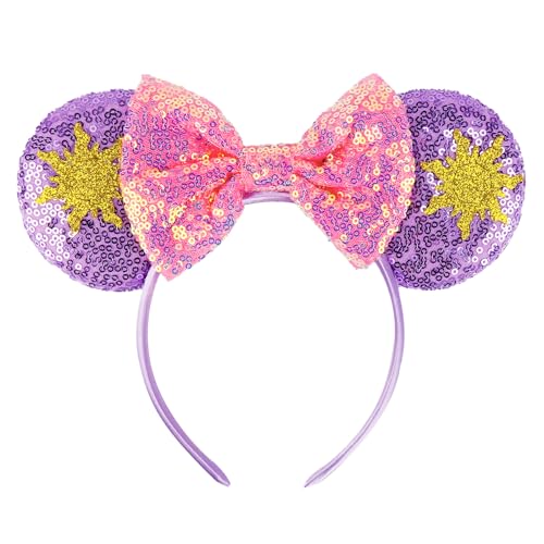 yumcute Maus Ohren Bow Haarreif Sparkly Party Deko, Kinder Mädchen Frauen Prinzessin Party Deko Cosplay Kostüme yumcute Maus Ohren Bow Haarreif Sparkly Party Deko, Kinder Mädchen Frauen Prinzessin Party Deko Cosplay Kostüme von yumcute