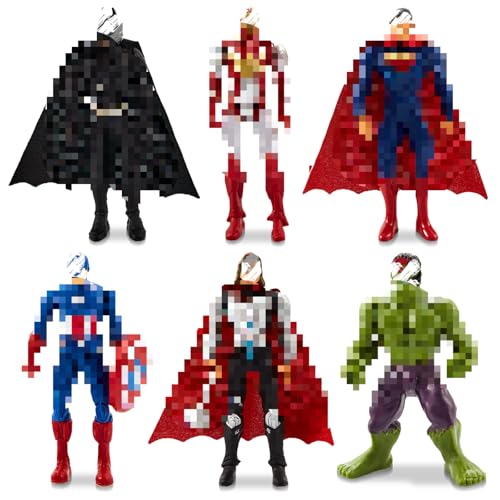 yumcute Mini Figuren Set, 6 Stück Helde Cake Topper, Figuren Kuchen Dekoration, Cartoon Anime Tortendeko, Kindergeburtstag Kuchen Deko Spielzeug Figuren Set für Jungen Kinder Cake Decoration Supplies yumcute Mini Figuren Set, 6 Stück Helde Cake Topper, Figuren Kuchen Dekoration, Cartoon Anime Tortendeko, Kindergeburtstag Kuchen Deko Spielzeug Figuren Set für Jungen Kinder Cake Decoration Supplies von yumcute