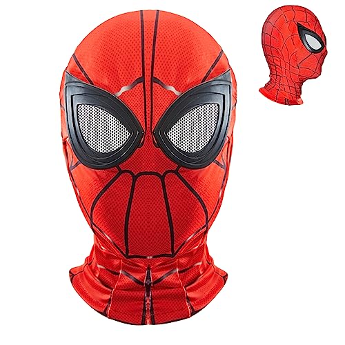 yumcute Spider Maske, Spider Kostüm Maske für Kinder Erwachsene, Spider Maske Kostüm Spielzeug Masken Set,Superhelden Kostüme Spider Anzug Masquerade Mask Film Cosplay Kostüm Requisiten Zubehör von yumcute