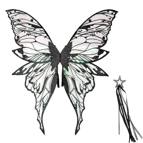 yupeuooe Elfenflügel Für Kinder - Engelsflügel Zum Verkleiden - Bunte Verkleidung Für Kinder Mädchen Fotografie Requisiten Mottoparty Halloween Kostüm Accessoires yupeuooe Elfenflügel Für Kinder - Engelsflügel Zum Verkleiden - Bunte Verkleidung Für Kinder Mädchen Fotografie Requisiten Mottoparty Halloween Kostüm Accessoires von yupeuooe