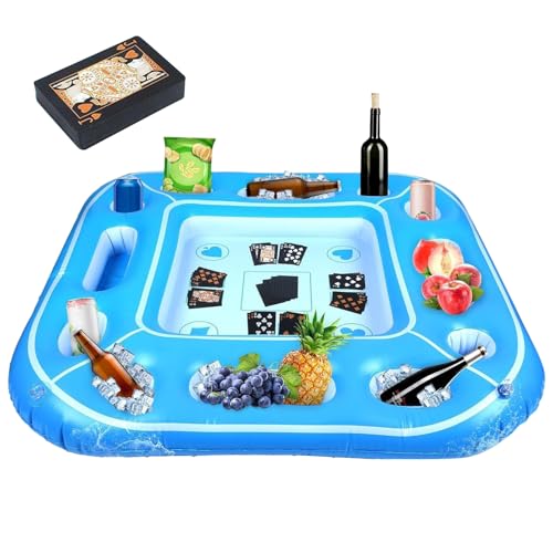 yupeuooe Schwimmender Pool Spieltisch, Pool Zubehör Tablett, Tragbarer Wasserdichter Schreibtisch Für Sommer Erwachsene Urlaub Outdoor Kinder See Familie Feste yupeuooe Schwimmender Pool Spieltisch, Pool Zubehör Tablett, Tragbarer Wasserdichter Schreibtisch Für Sommer Erwachsene Urlaub Outdoor Kinder See Familie Feste von yupeuooe