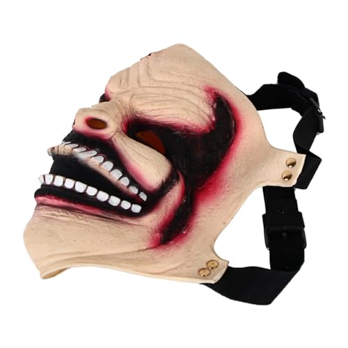 yuwqqoajv Halloween Maske aus Latex für Authentizität und Liebe zum Detail. Halloween Horror Latexmaske. Halloween Unhold Maske von yuwqqoajv