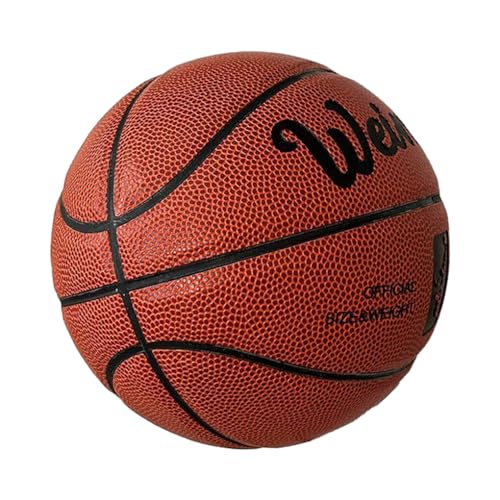 yuwqqoajv Klassischer Basketball, geeignet für Spieler Aller Spielstärken, Leichter und tragbarer Für Wilson Basketballball aus PU von yuwqqoajv