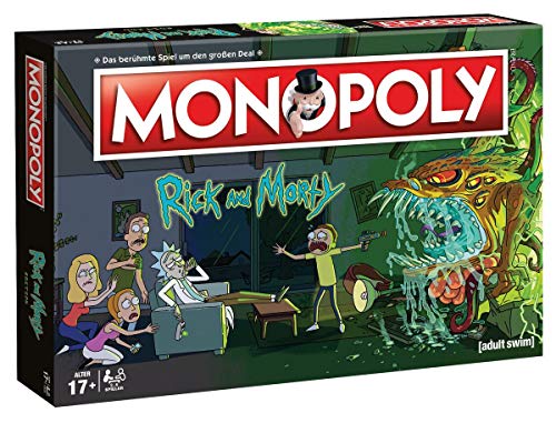 Monopoly - Rick and Morty - Deutsch - 6 Sammler Spielfiguren | Gesellschaftsspiel | Brettspiel von VORAGA