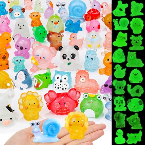 80 Stück leuchtende Mini-Tiere aus Kunstharz, 80 Stile, winzige, im Dunkeln leuchtende Tierfiguren zum Verstecken von Miniatur-Enten für Partygeschenke, DIY-Feengarten, Puppenhaus, Mikro-Landschaft 80 Stück leuchtende Mini-Tiere aus Kunstharz, 80 Stile, winzige, im Dunkeln leuchtende Tierfiguren zum Verstecken von Miniatur-Enten für Partygeschenke, DIY-Feengarten, Puppenhaus, Mikro-Landschaft von ywevyezc