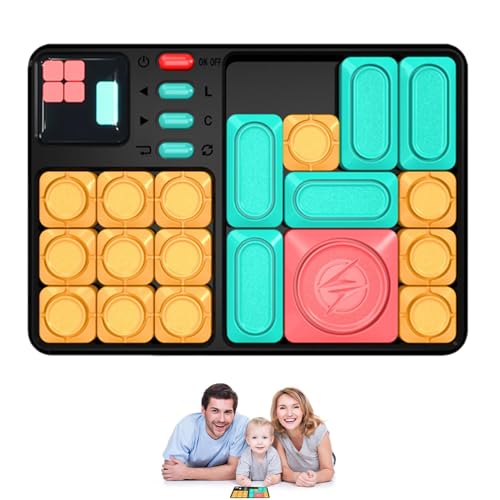 Brain Teaser Puzzle Geschenk - Super -Slide -Logik -Trainingsspiel, Puzzle -Lösung Konsole Für Kinder Und Erwachsene | Mentalübung Gehirnfertigkeitstrainer, Kognitives Denken Spielzeug, Handheld - von yztju
