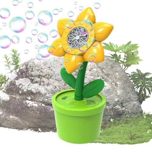 Elektrische Seifenblasenmaschine, Seifenblasenmaschine,Sonnenblumen-Blasenmaschine - Seifenblasenmasch Blasensprüher, Blasenmacher, Osterkörbchenfüller für Hochzeiten, Geburtstagsfeiern im Innen- und Elektrische Seifenblasenmaschine, Seifenblasenmaschine,Sonnenblumen-Blasenmaschine - Seifenblasenmasch Blasensprüher, Blasenmacher, Osterkörbchenfüller für Hochzeiten, Geburtstagsfeiern im Innen- und von yztju