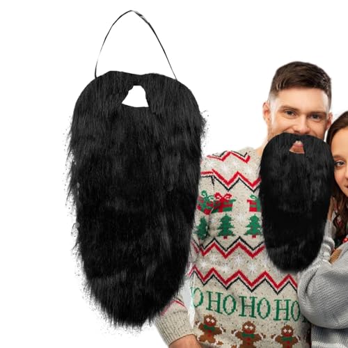 Falscher Bart | Realistischer Männer-Kostüm-Party-Bart | Männlicher Falscher Partyzubehör Für Halloween, Weihnachten, Maskerade Und Bühnenauftritte von yztju