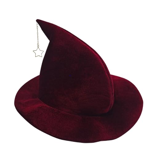 Halloween Hexenhut - Star Pendell Kostüm Kopfstück, spitzer Zaubererhut für Ereignisse | Kohlekleid Carnival Cap for Women Bühnenshow Cosplay Performance Wear Party Rollenspiel -Outfit -Accessoire -Nu Halloween Hexenhut - Star Pendell Kostüm Kopfstück, spitzer Zaubererhut für Ereignisse | Kohlekleid Carnival Cap for Women Bühnenshow Cosplay Performance Wear Party Rollenspiel -Outfit -Accessoire -Nu von yztju