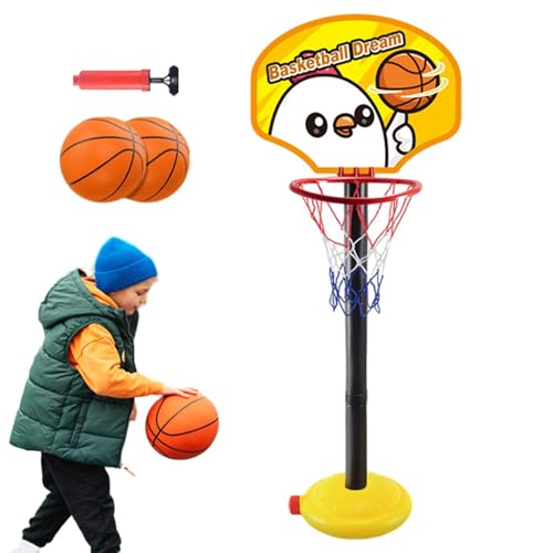 Kinderbasketball -Hoop - Jugendbasketballspielzeug, Tragbares Verstellbares Basketballnetz, Innenreden | Lernbasketballsystem Für Kleinkinder, Keller, Klassenzimmer, Spielzimmer, Erholungsbereich von yztju